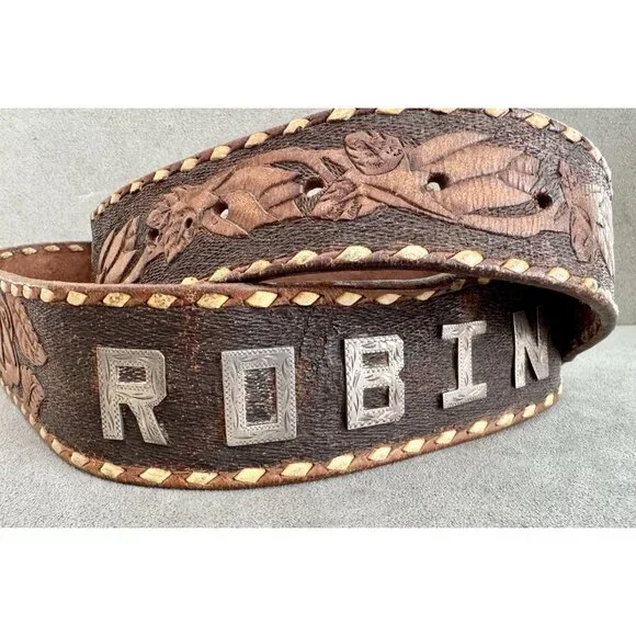 HUGE Vtg DIABLO Western STERLING Silver TROPHY Belt BUCKLE 3.5x5.5 RODEO Cowboy